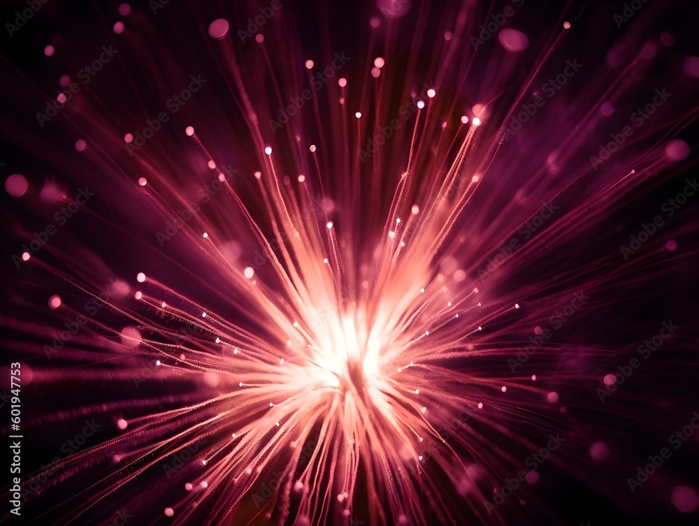 Fototapeta premium Starlit Brilliance: A Night-Time Abstract Spectacle