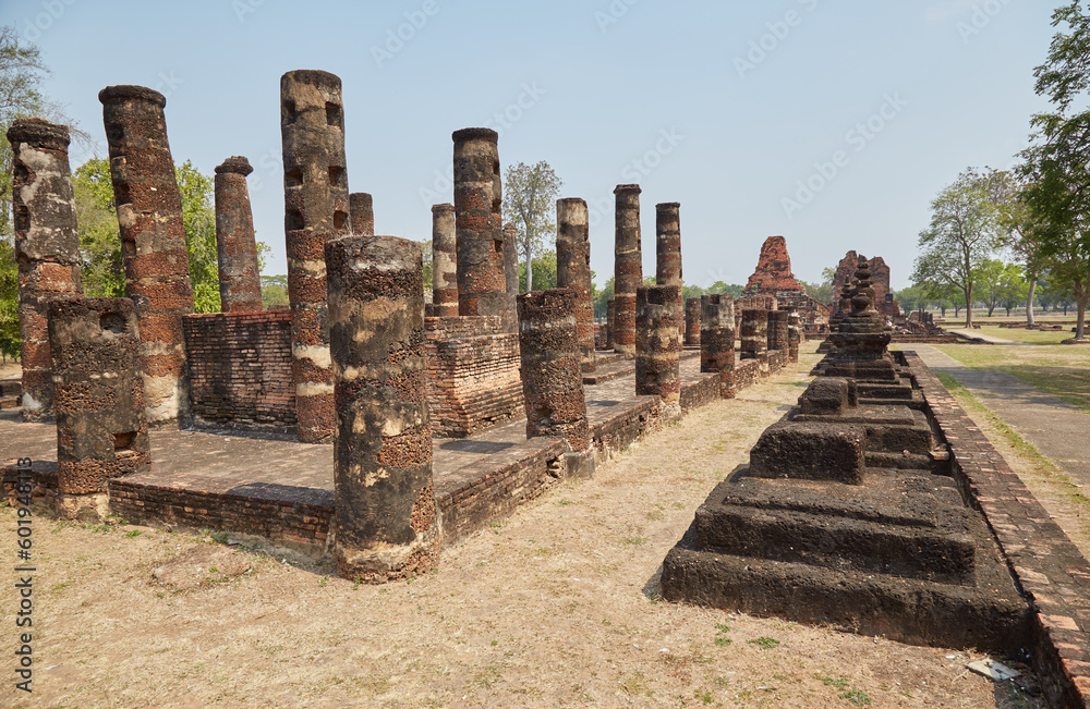 Wat Phra Pai Luang in the historic city of Sukhothai, Thailand, regarded as the first capital of Siam