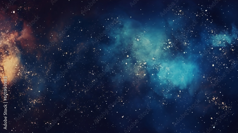 Space Nebula Galaxy Background Generative ai - obrazy, fototapety, plakaty 