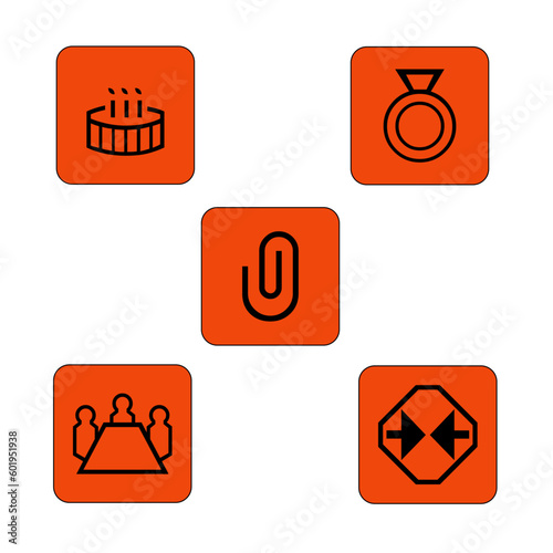 set of icons
