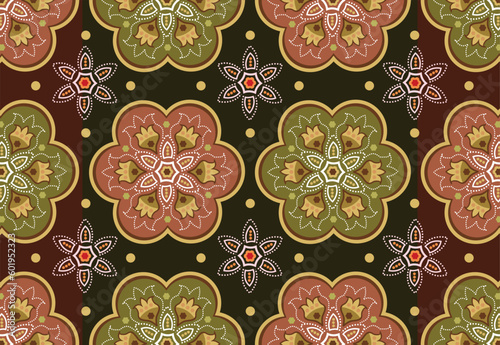 Batik Indonesian: is a technique of wax-resist dyeing applied to whole cloth, or cloth made using this technique originated from Indonesia.