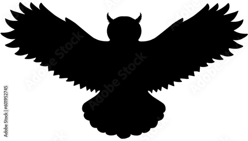 silhouette of a owl