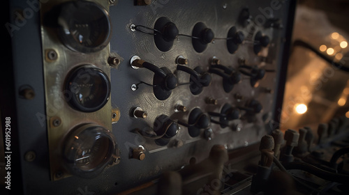Obraz na płótnie Time-Honored Synthesizer Found w salonie