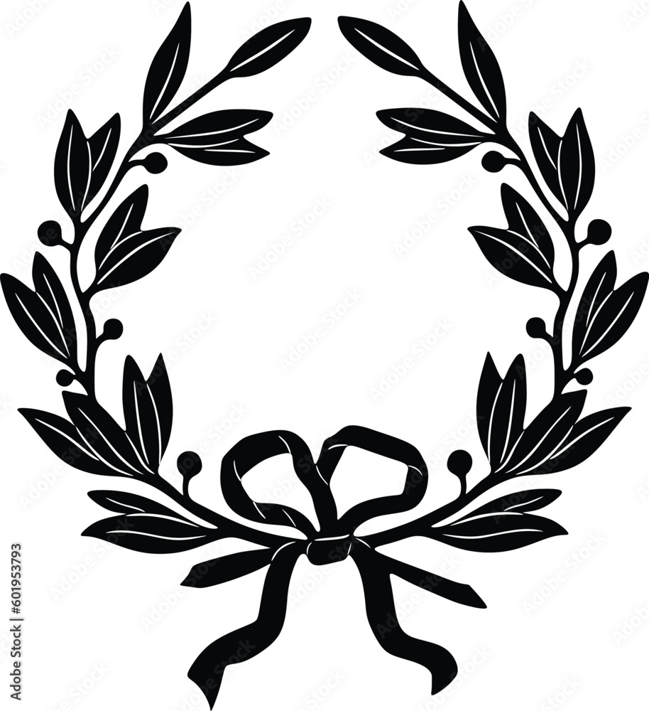 Olive leaves frame vector design Olive leaves frame vector design