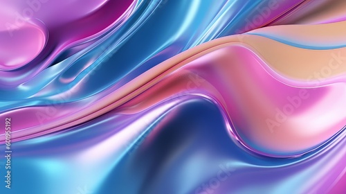 Coloured abstract wavy design background. Created by generative Ai