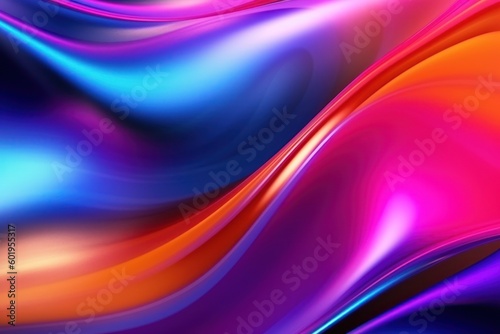 Abstract flowing liquid background material, 3D rendering abstract fluid background