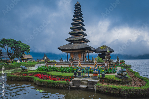 Stunning Visuals of Ulun Danu Beratan Temple. Bali. Indonesia.