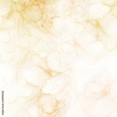 Gold watercolor square frame brush