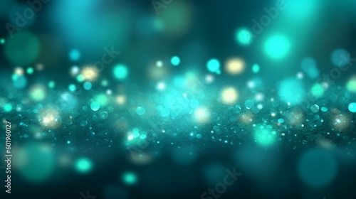 A glamorous background of blue bokeh perfect for awards and celebrations.