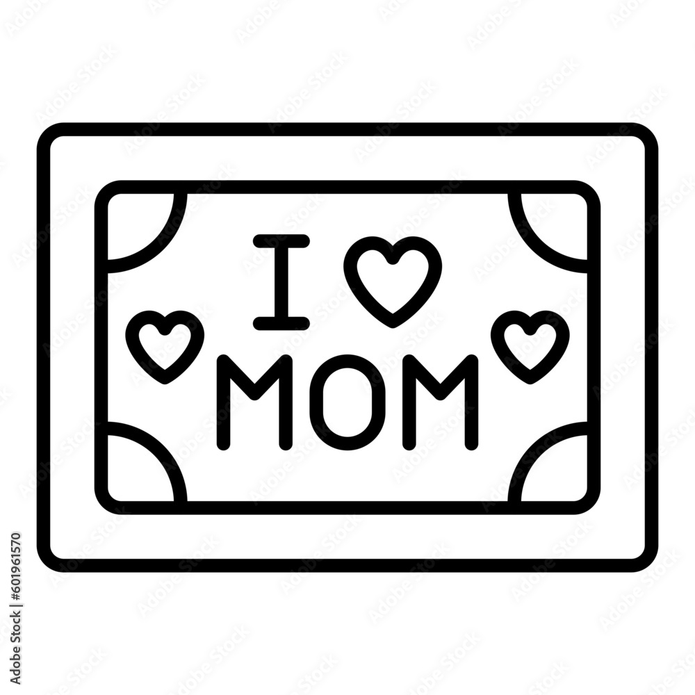 I Love Mom Icon I Love Mom Icon