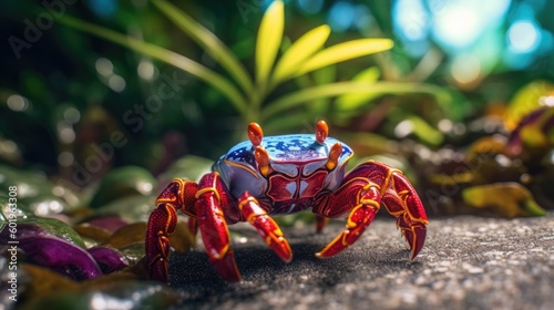 Halloween Crab. Generative AI