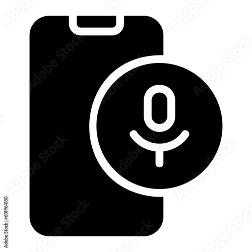 recorder glyph icon