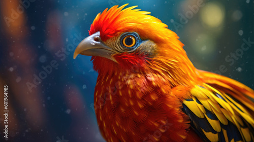 Golden Pheasant. Generative AI © piai