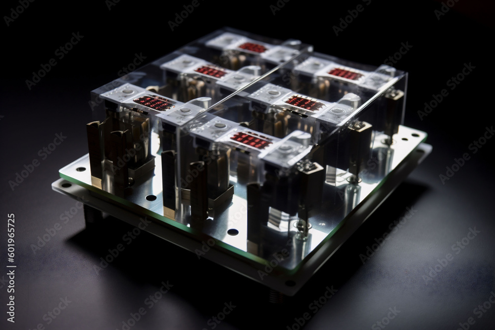 led electronic electricity technology industrial light bright production lamp equipment. Generative AI. led electronic electricity technology industrial light bright production lamp equipment. Generative AI.