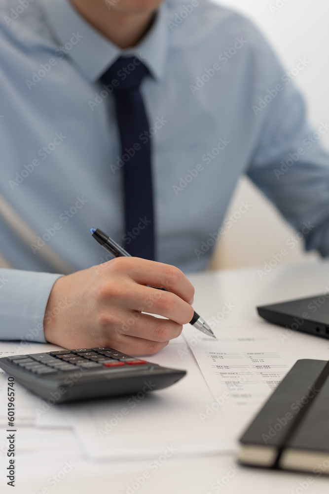 professional business person analyzing data professional business person analyzing data