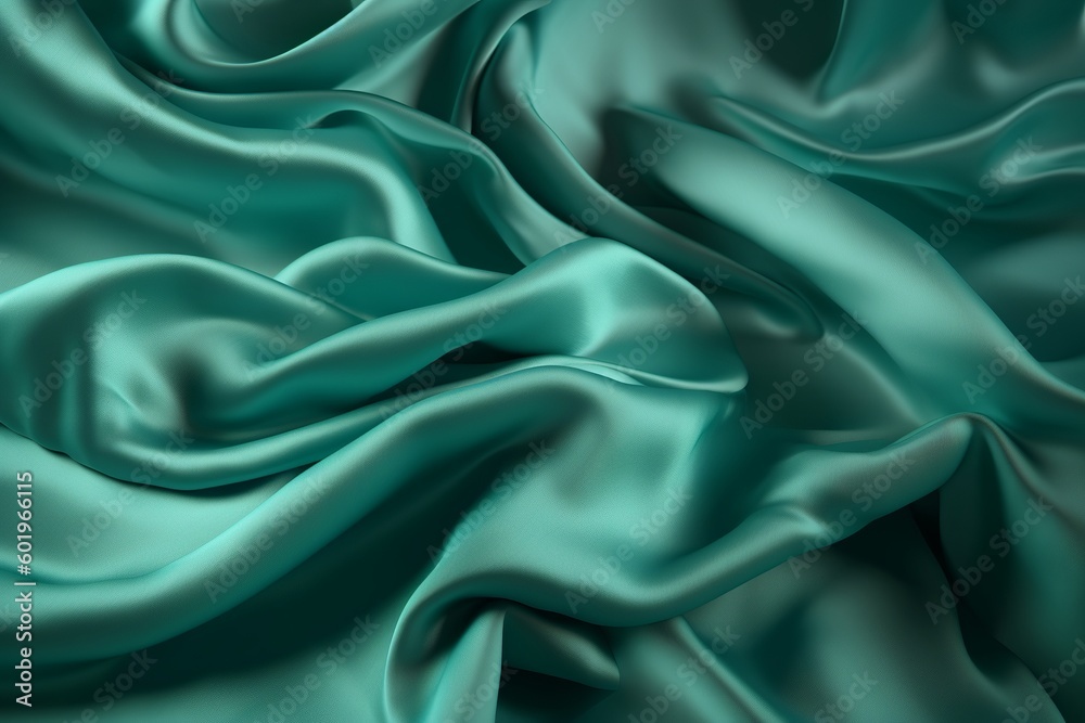 blue silk background from generative ai blue silk background from generative ai