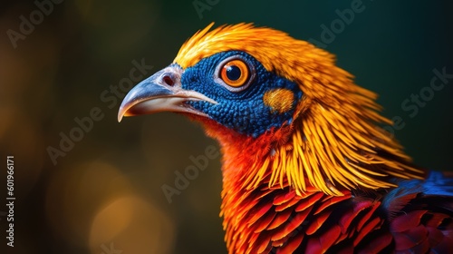 Golden Pheasant. Generative AI