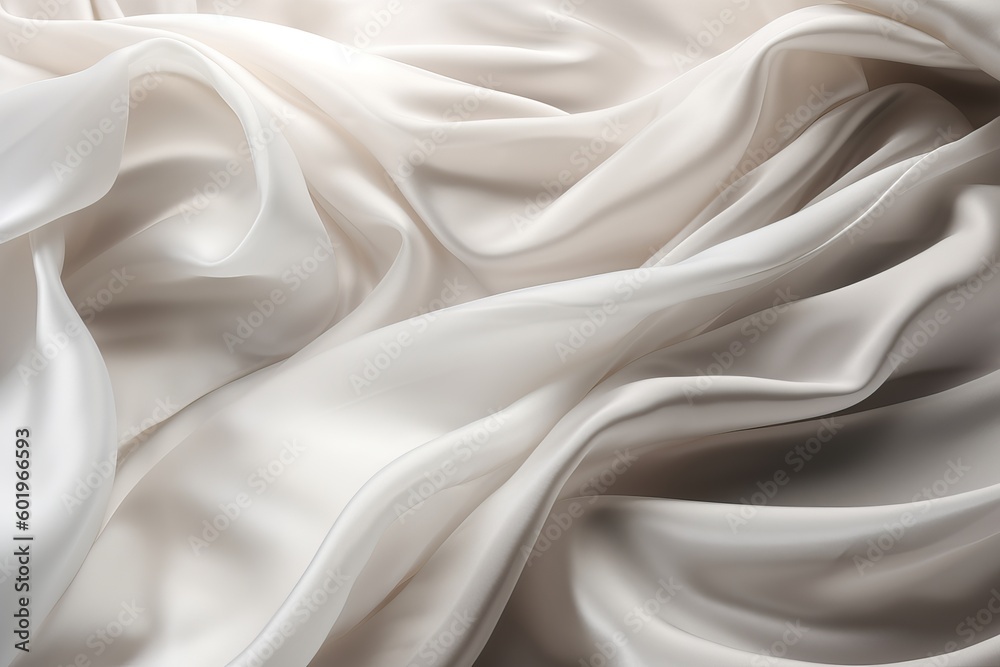 white silk background from generative ai white silk background from generative ai
