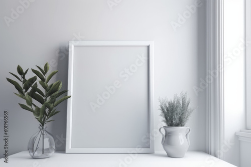 Stylish and minimalist photo frame mockup - The perfect template for showcasing your photography and design ideas