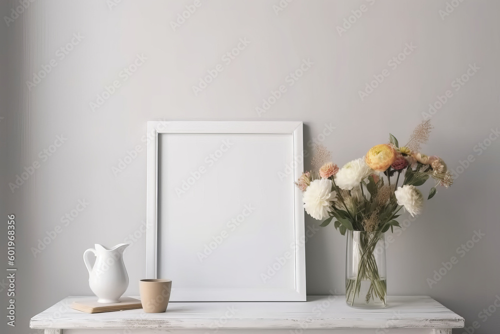 Stylish and minimalist photo frame mockup - The perfect template for showcasing your photography and design ideas Stylish and minimalist photo frame mockup - The perfect template for showcasing your photography and design ideas