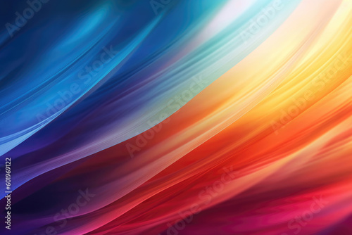 Vibrant Colors Backdrop for Dynamic Desktop Display. Generative Ai © zzzz17