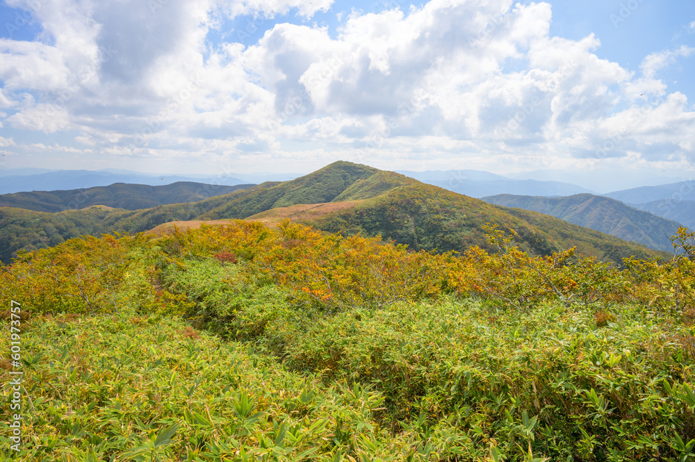 金剛堂山山頂からの紅葉