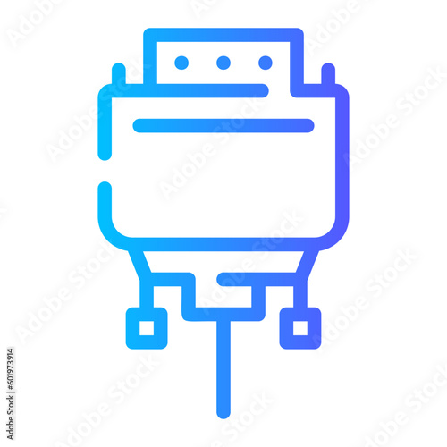 hdmi gradient icon