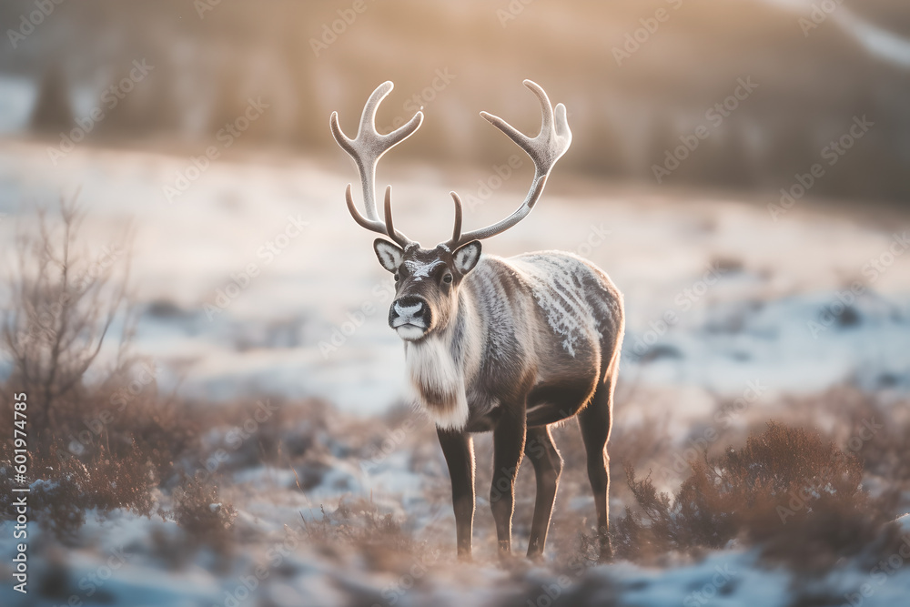 Grazing Reindeer in the Arctic Tundra - Captured by Generative AI
Grazing Reindeer in the Arctic Tundra - Captured by Generative AI