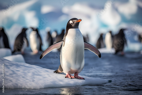 Regal Emperor Penguin in the Antarctic - Captured by Generative AI
