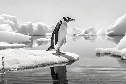 Regal Emperor Penguin in the Antarctic - Captured by Generative AI
