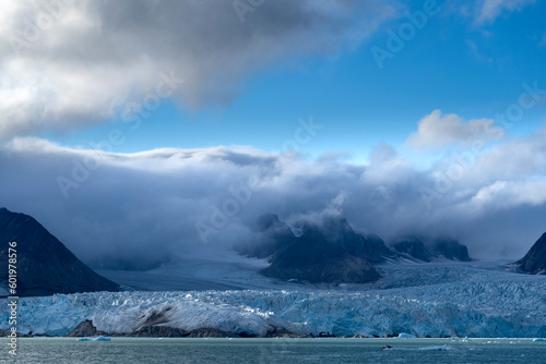 amazing nature and landscape of Svalbard photo