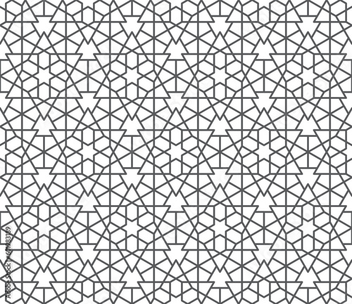 Fotografiet Seamless geometric pattern
