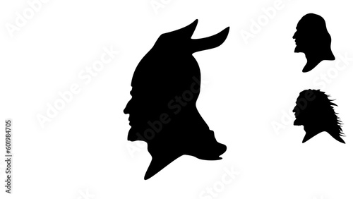 Leif Erikson silhouette
