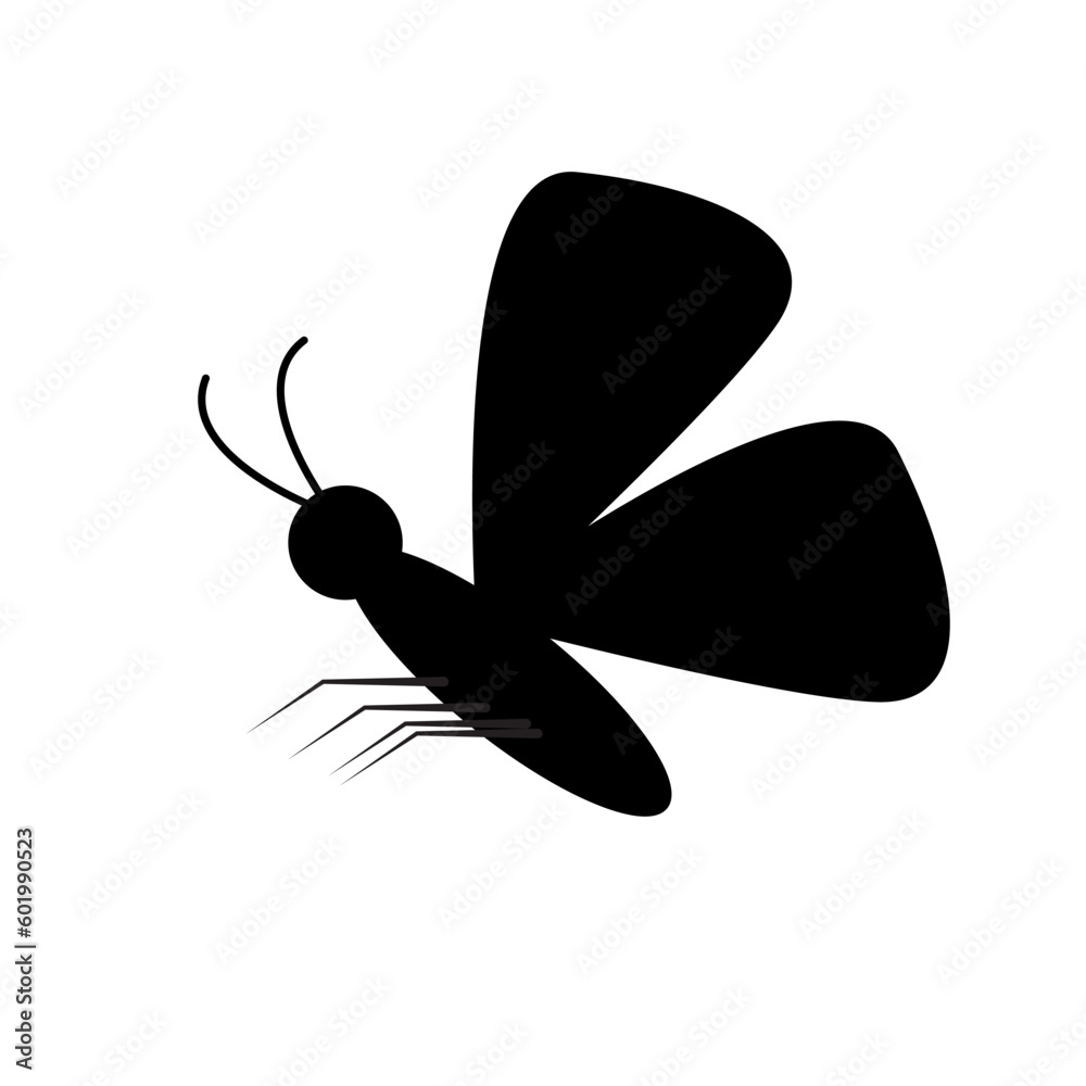 Fototapeta premium beautiful butterfly icon design template vector