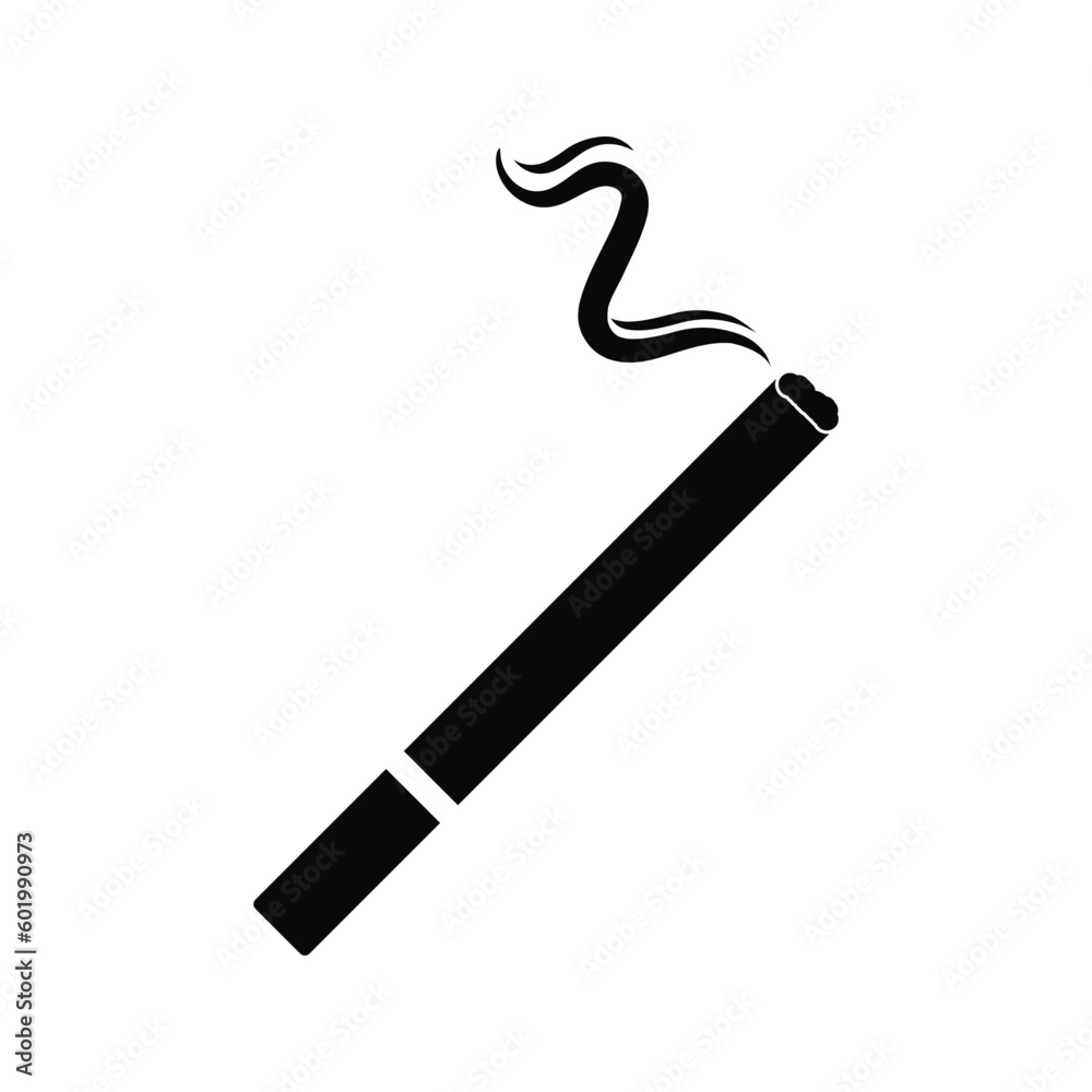Cheroot, cigarette icon. Cheroot, cigarette icon.