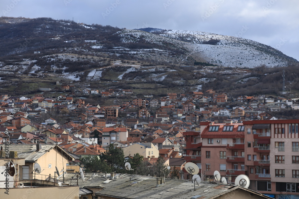 Fototapeta premium Beautiful City Priren in Kosovo