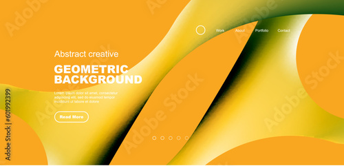Liquid colors with flowing round shapes abstract background. Vector illustration for wallpaper, banner, background, leaflet, catalog, cover, flyer