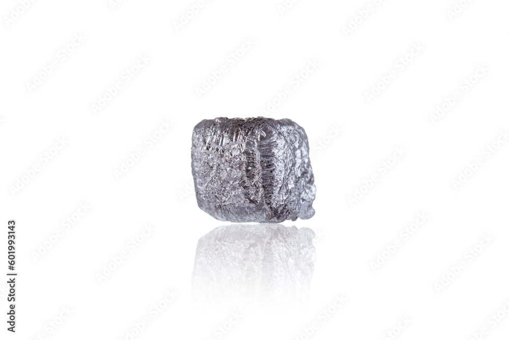 Macro mineral stone not polished diamond, on a white background, isolated on a transparent background Macro mineral stone not polished diamond, on a white background, isolated on a transparent background