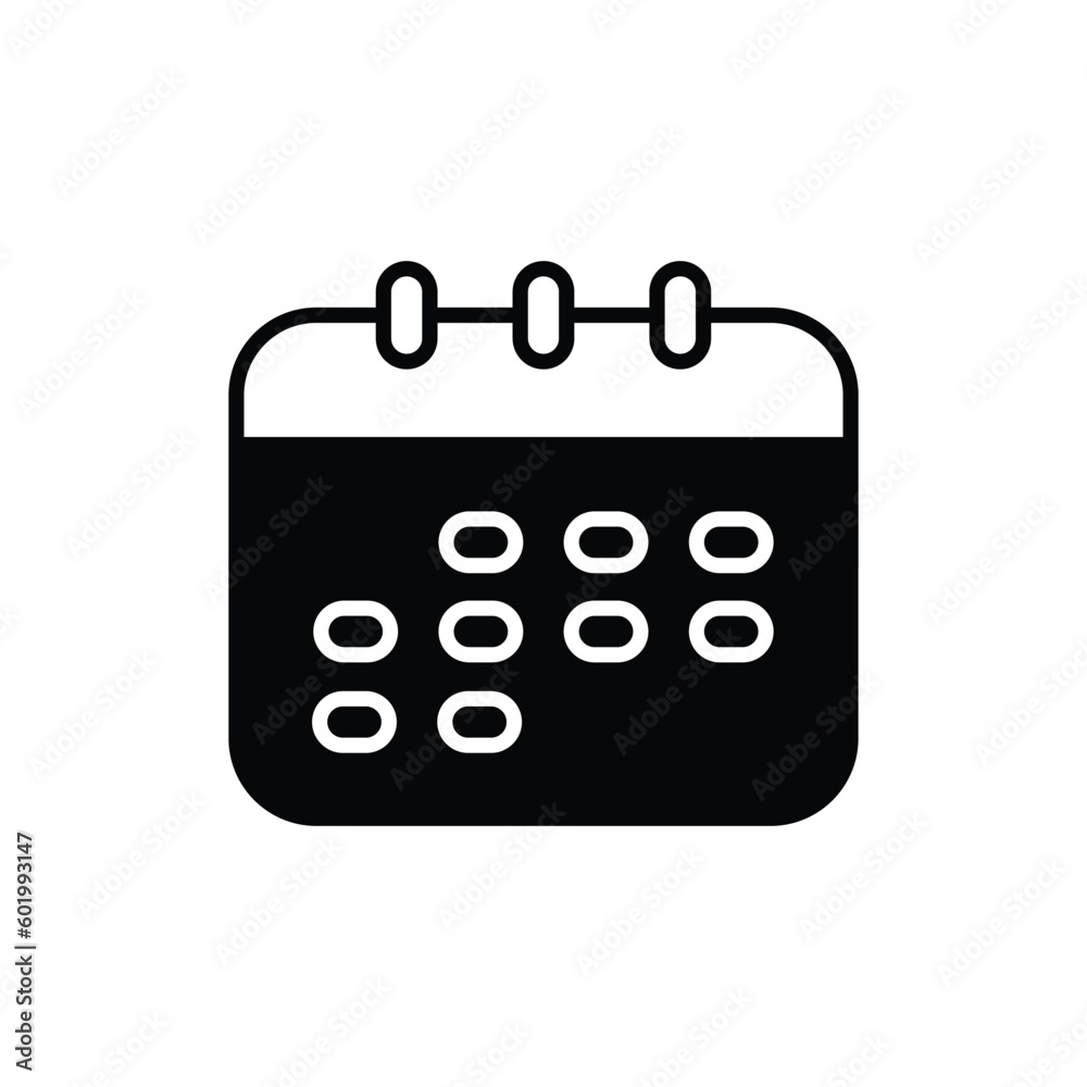 Calendar icon vector stock.