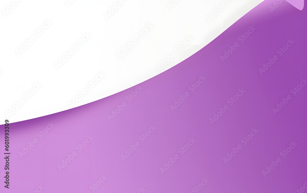 Abstract presetation background with purple and white curved lines ...