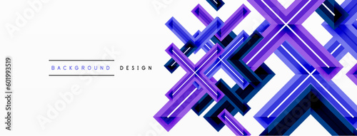 Cross line background minimal geometric template. Design for wallpaper, banner, background, landing page, wall art, invitation, prints, posters