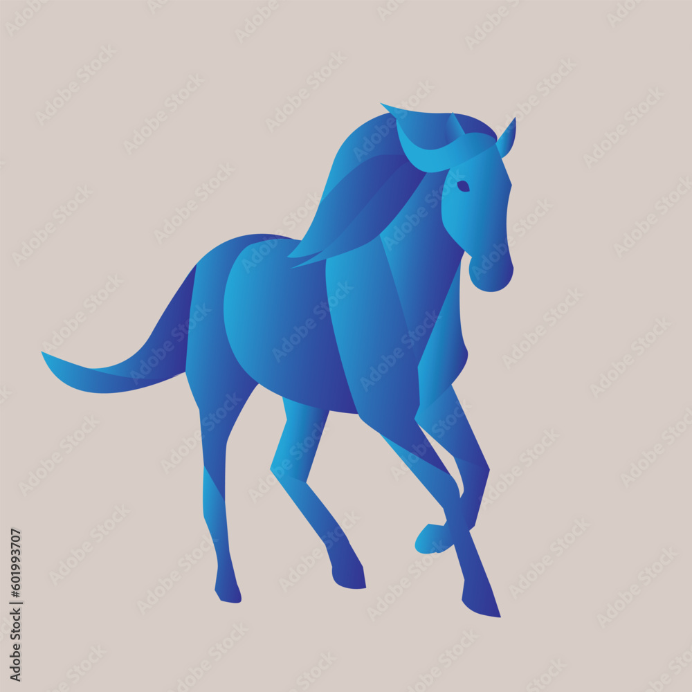 Obraz premium illustration vector graphic of animal in geometric