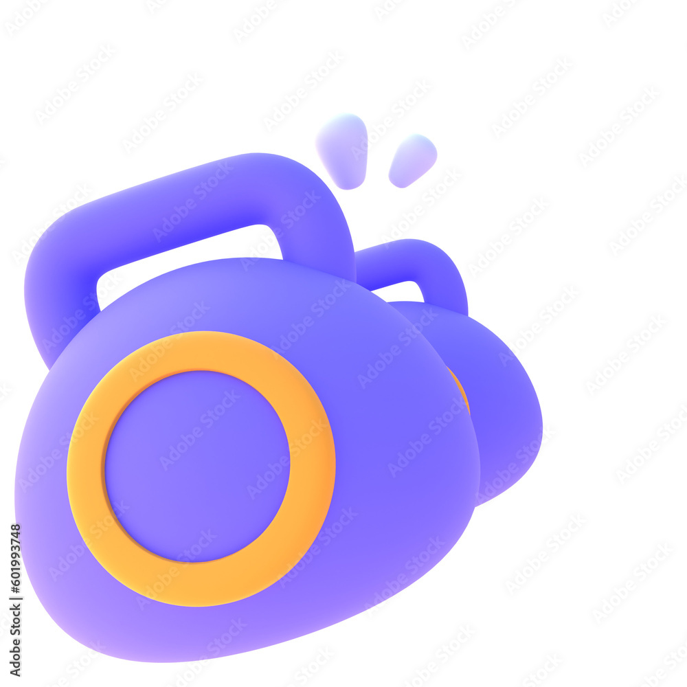 Kettlebell 3D Rendered Image Kettlebell 3D Rendered Image