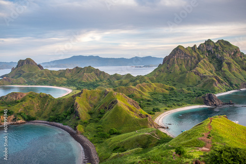 Fotografie views of padar island in komodo national park, indonesia