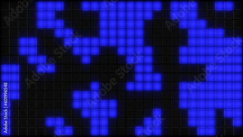 grid boxs led light noise pattern moving.