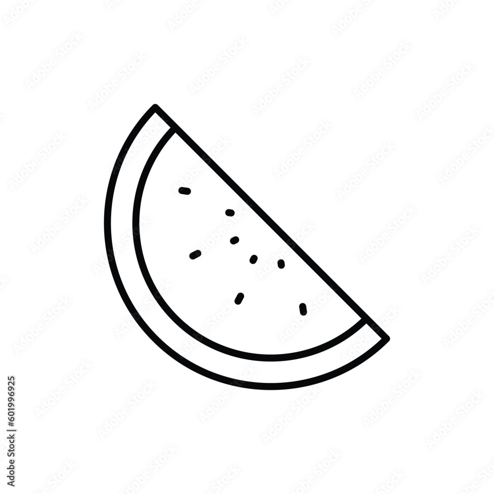 Watermelon icon vector stock. Watermelon icon vector stock.