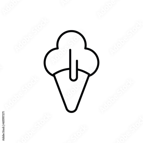 Ice Cream icon vector stock.