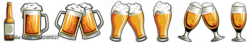 Fotografia Beer glassware guide