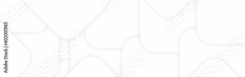 Gray and white geometric shape seamless architecture geometry tech abstract subtle background vector illustration. Abstract white and gray background with space for concept design technology.