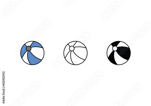 Basket Ball Icons in three styles vector stock illustrations.sutiable mobile apps web and ui ux